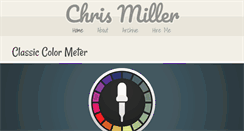 Desktop Screenshot of chris-miller.org